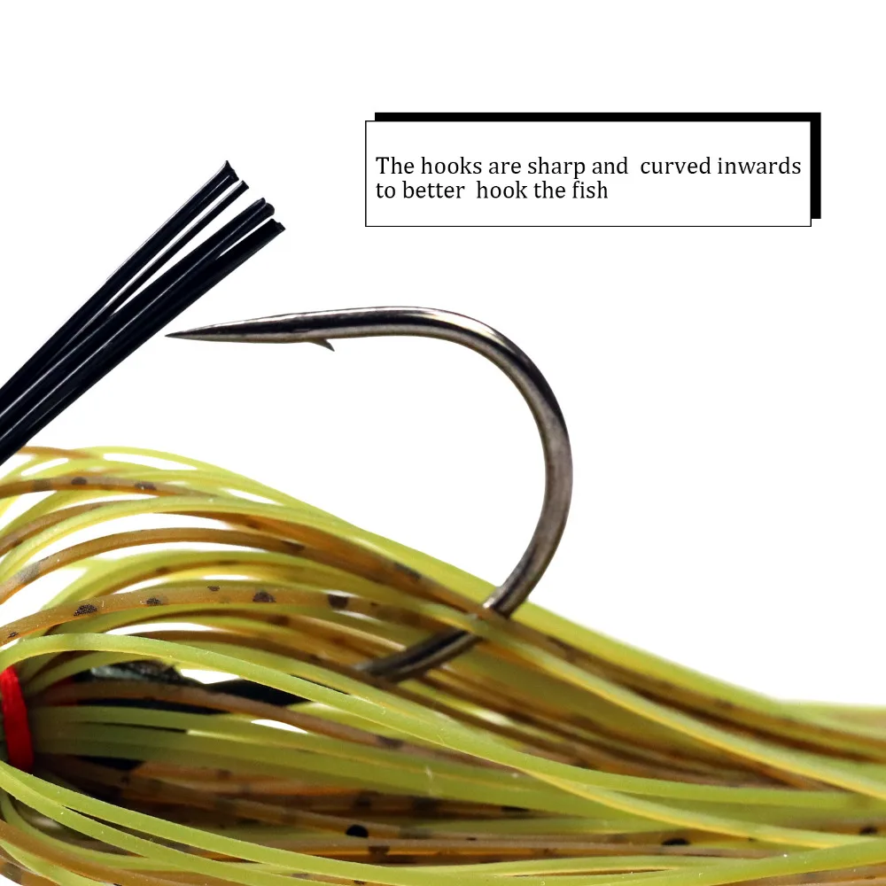 Plantilla de natación sin malezas, 3 uds., 19g, cebo de alambre alto, cabezal de anzuelo de rendimiento, cebo de pesca para pesca de lubina con anzuelo Mustad - imagen 5