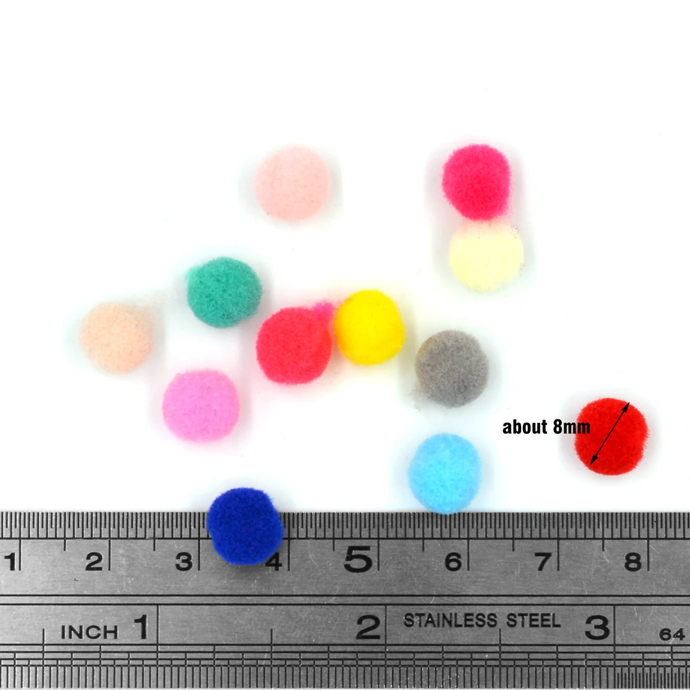 MNFT 50 Uds 8mm colorido sintético atado de moscas huevos Roe imitar salmón Natural trucha Señuelos de pesca con mosca DIY Material de señuelo con mosca húmeda - imagen 2