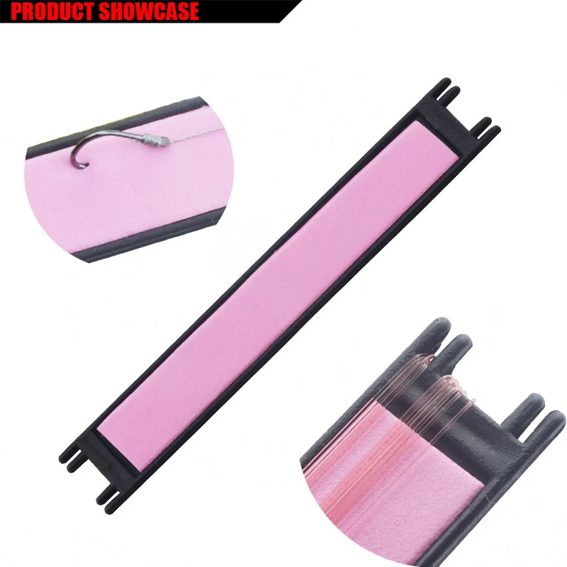 10 unids/lote de sedal de pesca de espuma EVA de plástico, tablero de almacenamiento de bobinado, gancho de pesca, soportes de alambre, aparejos de placa cruciana de carpa - imagen 3