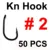 50PCS Size 2