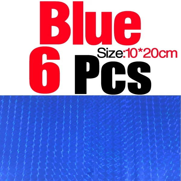 6pcs Blue