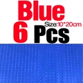 6pcs Blue