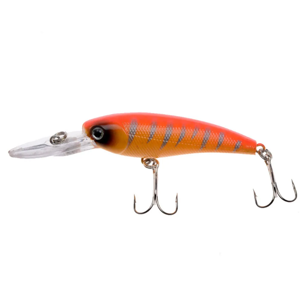 Señuelo de pesca de pececillos, Wobbler, Crankbait, ojos 3D, plástico duro Artificial, Peche, lubina, Lucio, carpa, 1 ud., 8,3g, 9cm - imagen 2