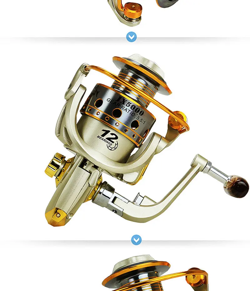 Experimentar precisión y rendimiento con este carrete de pesca de alta calidad