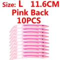 Pink back L 10pcs