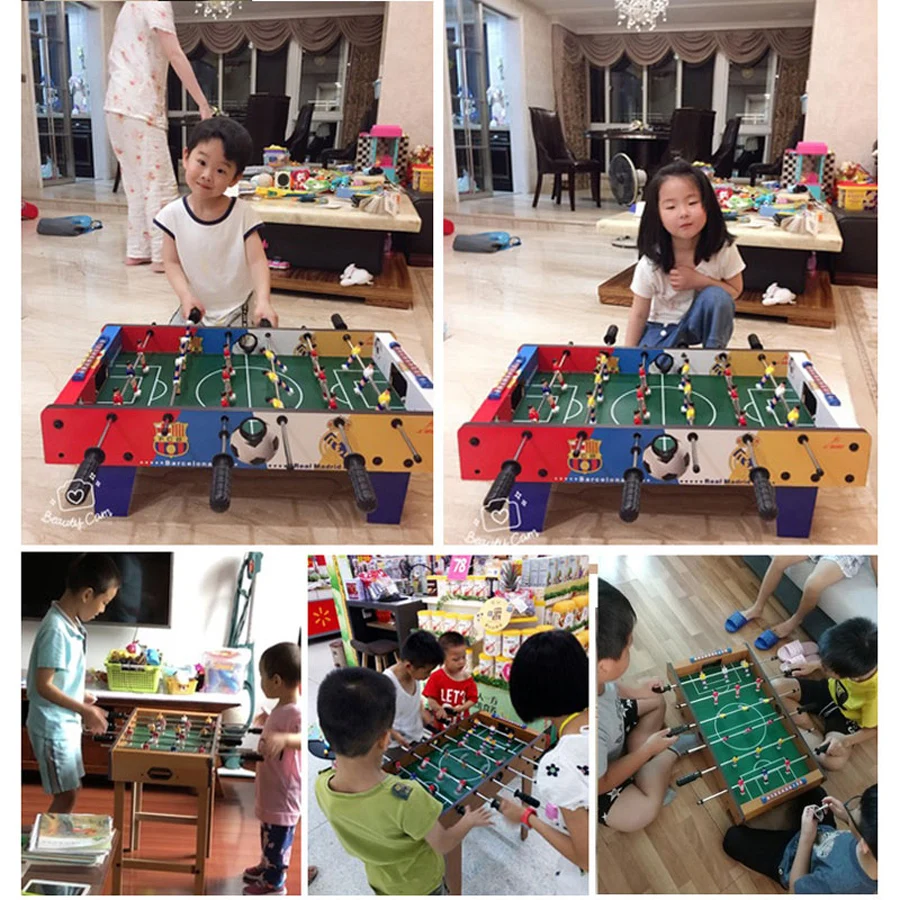 Juegos de mesa de fútbol, mesa de futbolín, mesas de fútbol, tablero de fiesta, Mini Balle, pelota de pie para bebé, juego de interacción de escritorio, regalo para jugador de niños T4 - imagen 5