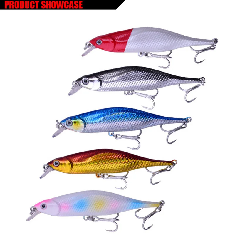WDAIREN-Señuelos de Pesca de 11cm/11g, cebo duro japonés Artificial, Wobbler, Swimbait, modelo caliente, cebo de manivela, 5 colores, WD-478 - imagen 4