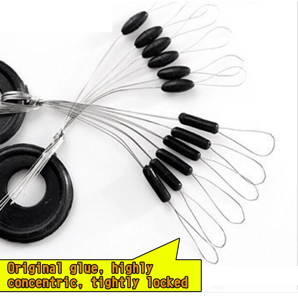 Juego de 10 unidades de bolas espaciales de pesca, conectores giratorios de Clip, tapón de flotación de pescado, 60 piezas - imagen 5