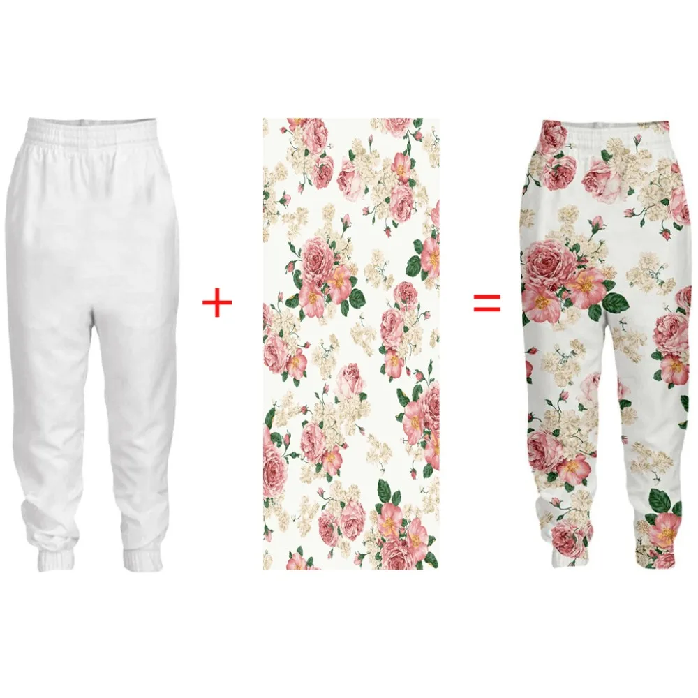 Pantalones con estampado 3D DIY de diseño personalizado para hombres y mujeres, pantalones para correr de Hip Hop, proveedores mayoristas de envío directo para Drop Shipper - imagen 3
