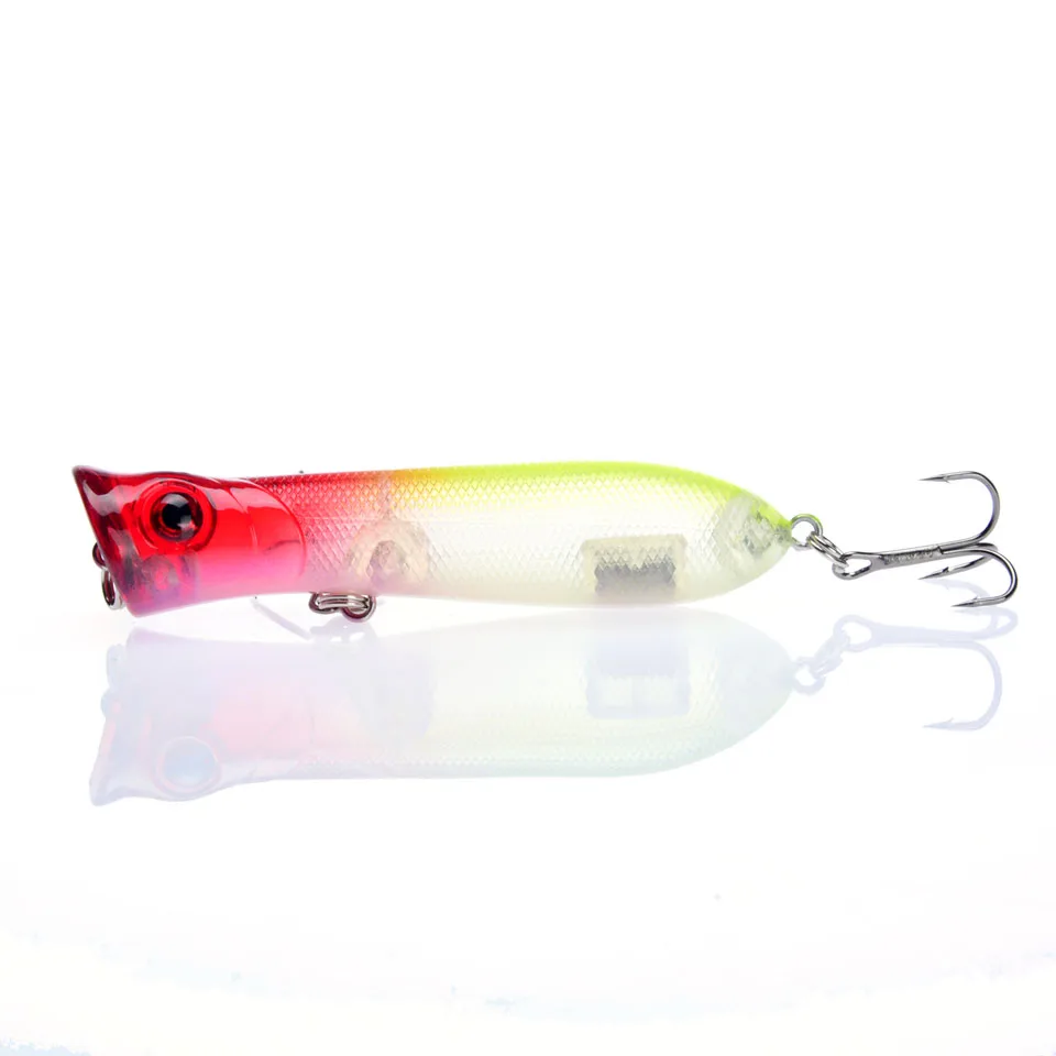 1 Uds Popper Wobbler señuelo de pesca compatible con kosadaka yo zuri caña flotante Crankbait cebo artificial peche poper pop pesca carpa Pike - imagen 5