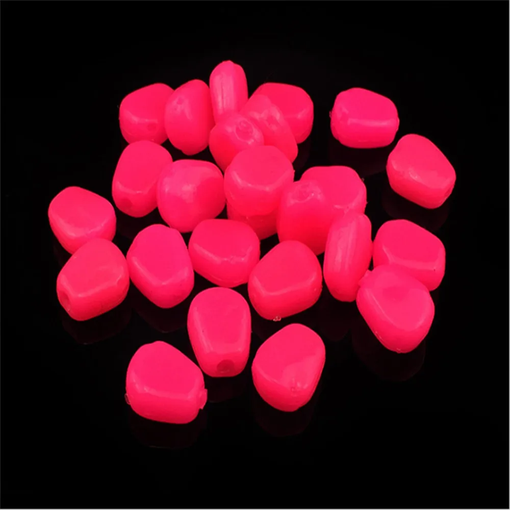 FISHINAPOT-SEÑUELOS blandos con Aroma de maíz Artificial, 1cm, 0,4g, cebo de pesca de vidrio, herramienta de pesca de carpa, 50 unids/lote - imagen 3