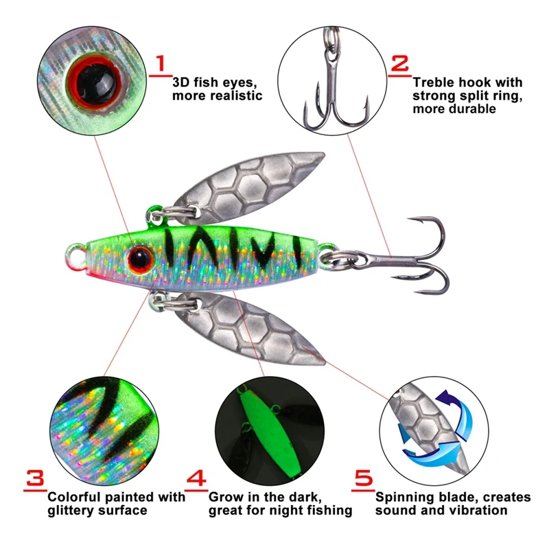Goture-señuelo de pesca Artificial, cebo Wobblers para pesca de Lucio, Jigging, pesca de invierno, 27 unids/set - imagen 4