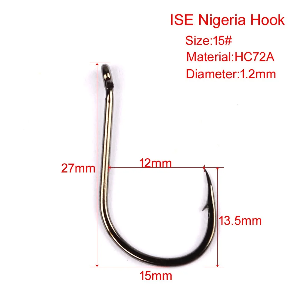 20 unids/lote anzuelo suave para insectos con anzuelo de pescado con púas, anzuelo individual a granel, anzuelo de púas grande, accesorios de pesca con cebo suave - imagen 5