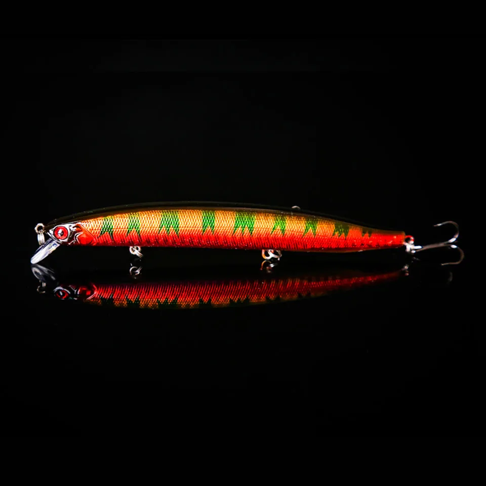 WALK FISH-señuelos artificiales para Pesca de pececillos, 1 unidad, 13,8 cm, 19g, cebos falsos para buceo, 0-3m, Swimbait 6 # Hook - imagen 3