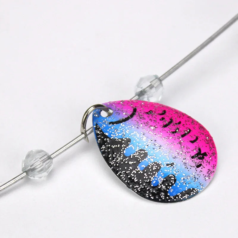 Accesorios de aparejos de pesca en el océano, alambre de bucle, aparejo de señuelo para viajero, soporte de equilibrio de ataque de grupo, gancho de cuchara de rotación de 360 grados dividido - imagen 4