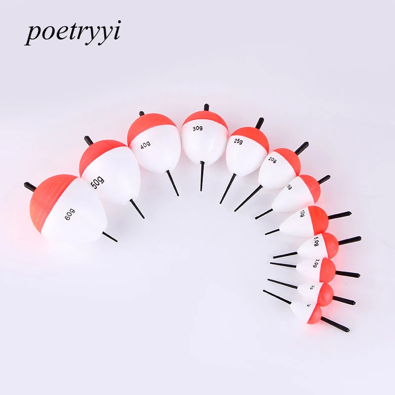 POETRYYI-Juego de flotadores de pesca, boya Bobber, palo de pesca, flotadores oscilantes, 13 tamaños, accesorios de pesca, 30 unidades por lote - imagen 2