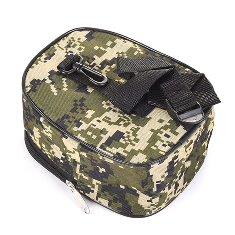 Bolsa de carrete de pesca Oxford bolsa de aparejos de pesca portátil funda de pesca carpa aparejos de pesca al aire libre bolsa de almacenamiento de deportes PJ155 - imagen 4