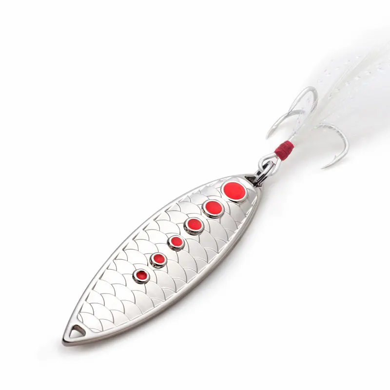 JUYANG-señuelo de pesca con cuchara, 2,5g-30g, señuelo de Metal, cebo duro, Señuelos de pesca de carpa, aparejos de pesca