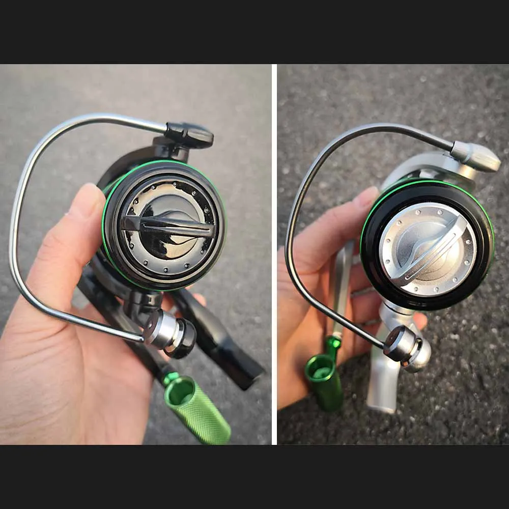 Carrete de pesca giratorio con rodamientos de bolas 12BB GL 5,5: 1, carrete de Metal derecho/izquierdo, aparejos de pesca, el más nuevo - imagen 5