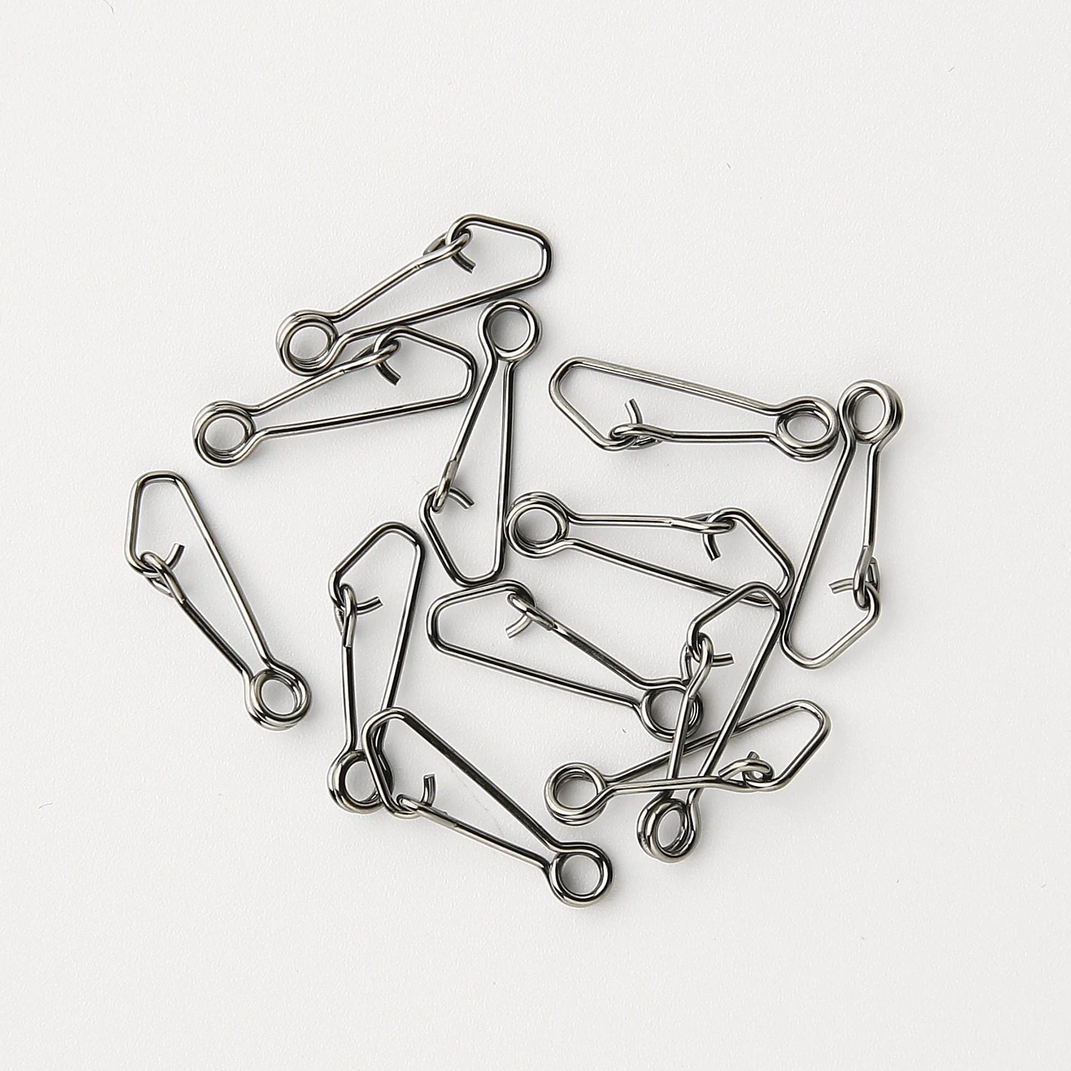 100 unids/lote Conector de la Línea de Pesca gira de Cierres de Gancho de Acero Inoxidable Gancho de Pesca Mar Océano de Rodadura Giratorio Snap Pesca Herramientas - imagen 4