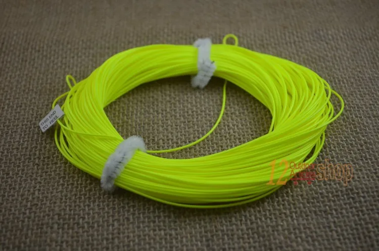 MNFT-Hilo de pescar WF4F ~ WF8F de buena calidad, 100 pies, hilo de pesca con mosca flotante, con extremo de bucle soldado, Color amarillo - imagen 5