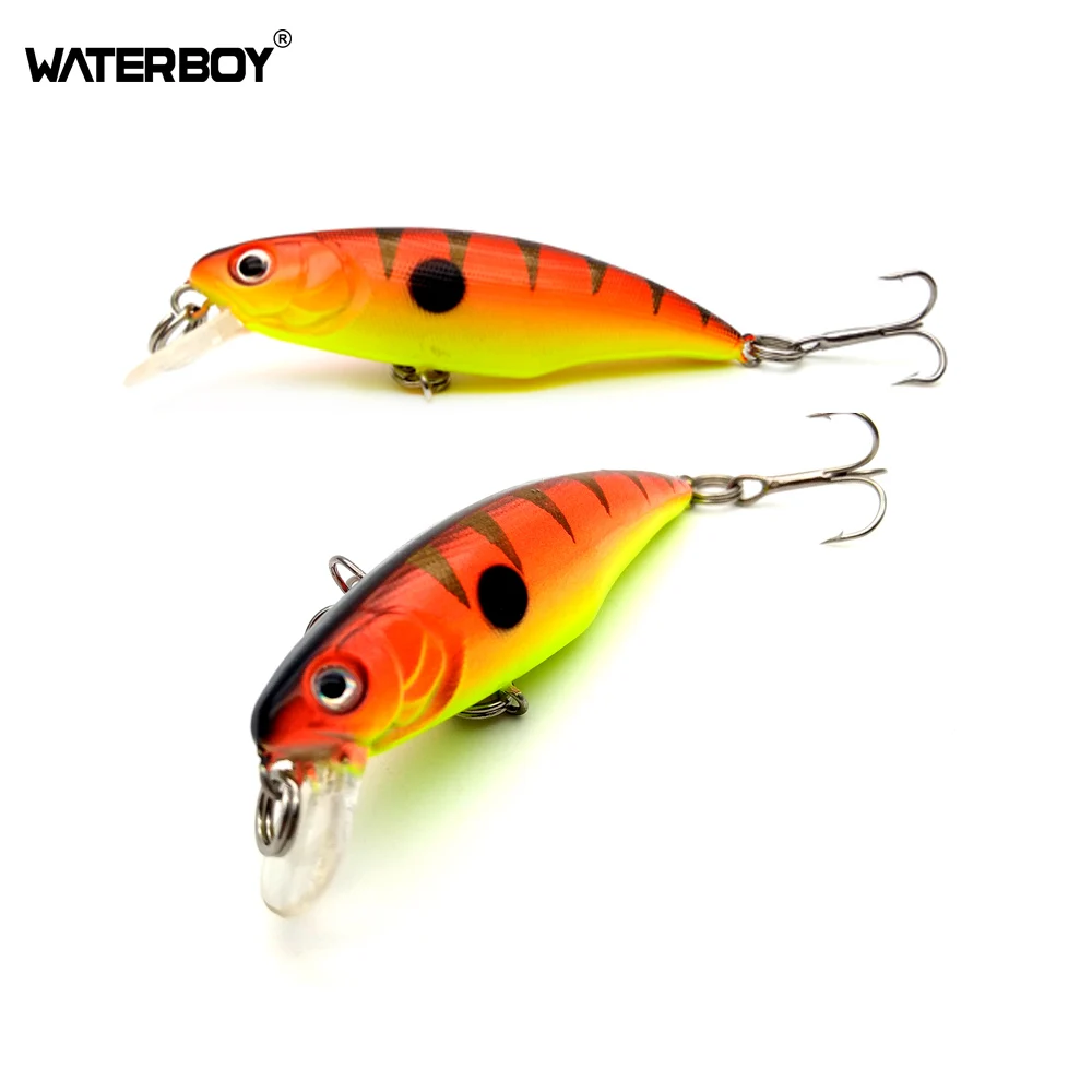 WATERBOY-señuelo de pesca de tamaño pequeño, cebo Artificial duro, Minnow, 52mm, 3,8g, gran oferta - imagen 3