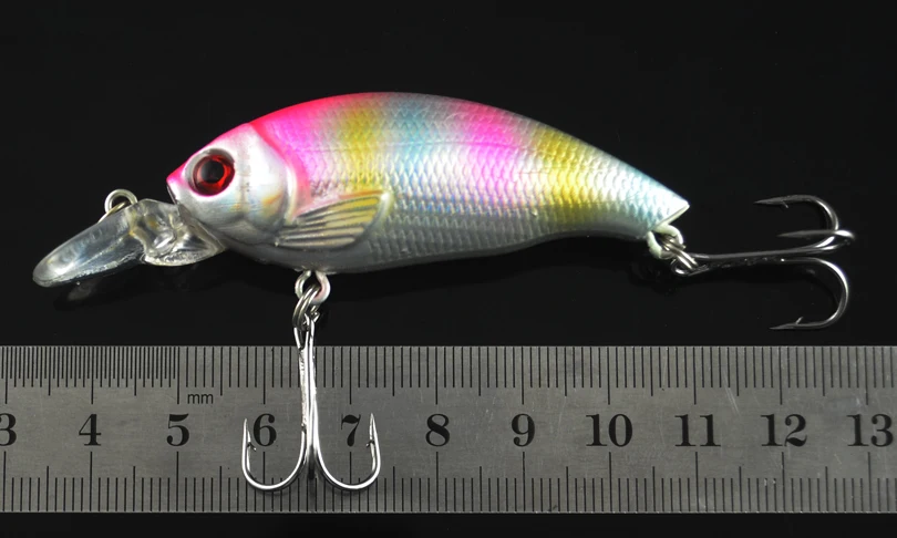 MNFT 4 unids/pack pesca Swimbaits pequeño señuelo artificial duro colorido 7,5 cm/8g Crankbait ojos 3D con anzuelos accesorio de pesca pescado - imagen 4