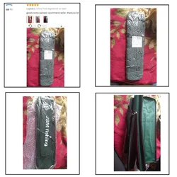 Shaddock Bolsa de Aparejos de Pesca en Nylon Verde - Estuche para Cana