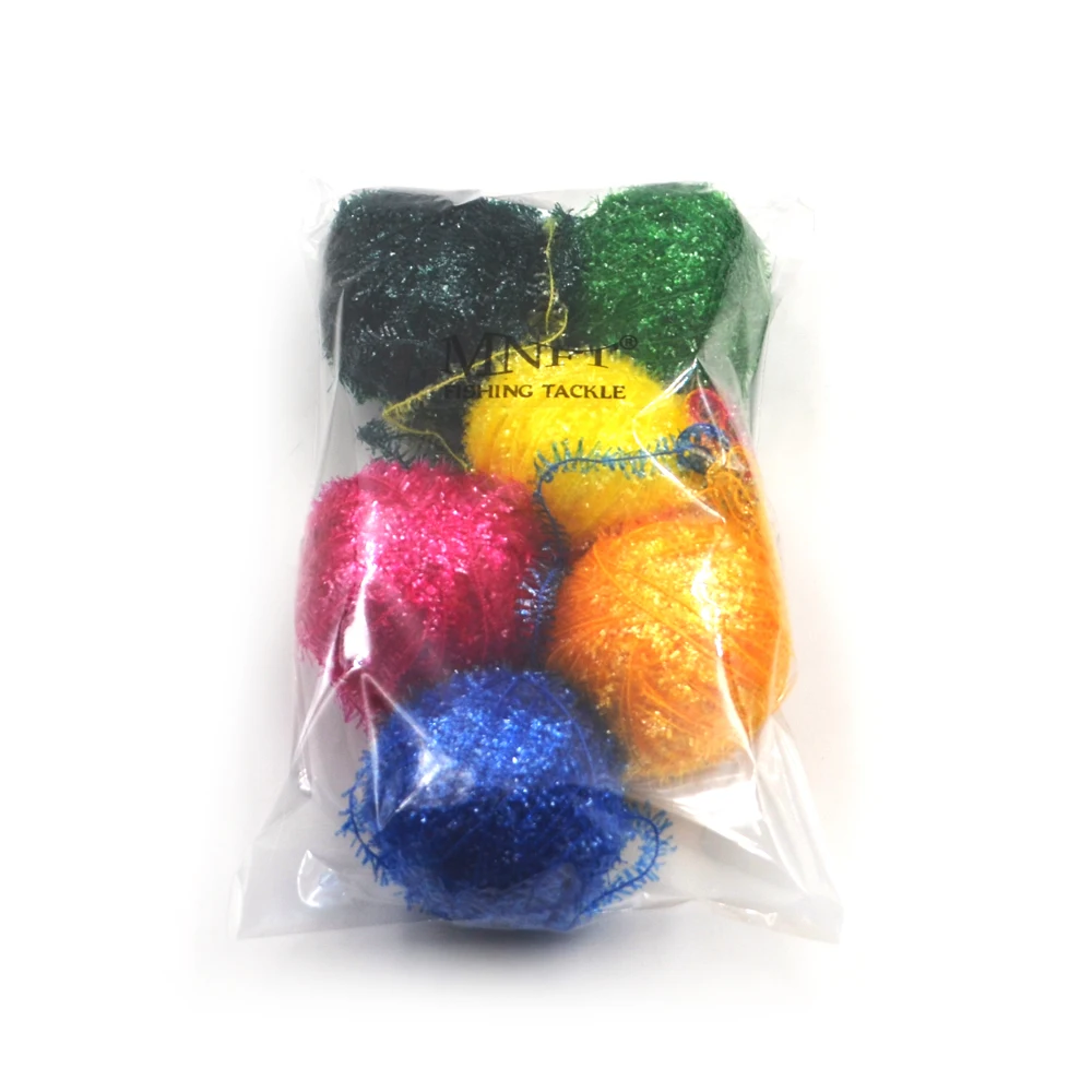 MNFT Chenilla oropel para atado moscas – Streamer destello cristal - imagen 5