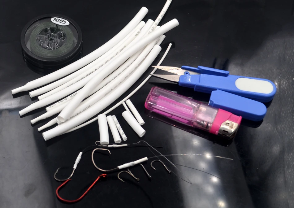 MNFT 4M carpa aparejo encogimiento tubos soldadura tubo blanco carpa pesca aparejo tubos termorretráctiles - imagen 5