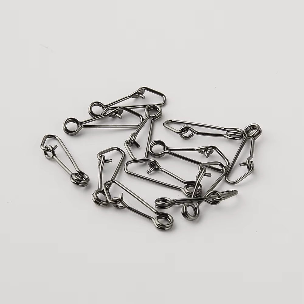 Anzuelos giratorios de pesca, 50 unids/caja, Conector de línea de anzuelo de mar, barril oceánico, enganchado a presión, carpas, Mosca, anillo, plomo, herramienta de pesca, aparejos - imagen 5