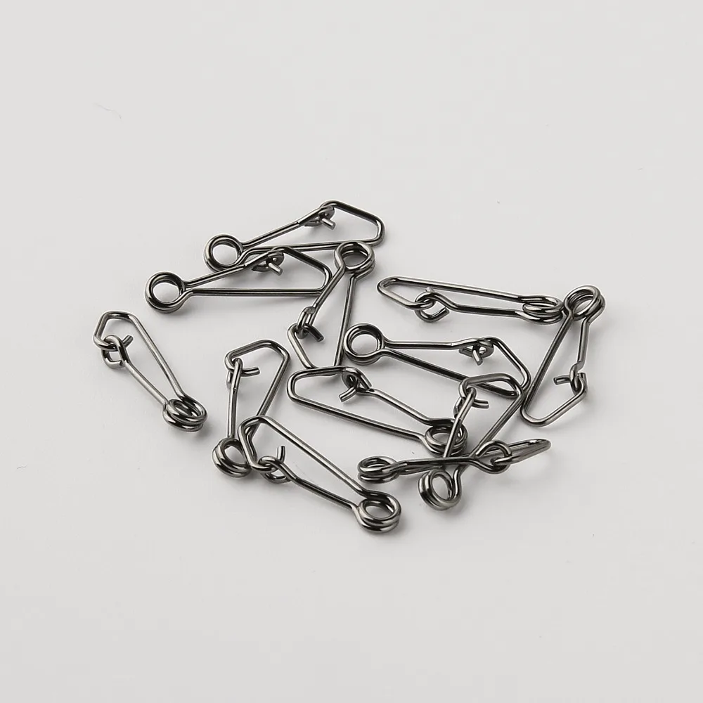 Anzuelos giratorios de pesca, 50 unids/caja, Conector de línea de anzuelo de mar, barril oceánico, enganchado a presión, carpas, Mosca, anillo, plomo, herramienta de pesca, aparejos - imagen 5