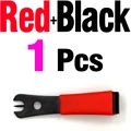 1 Pieza Rojo Negro