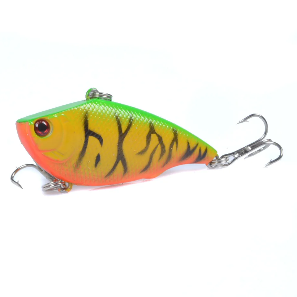 LEOSPORT-aparejos de pesca de plástico duro, 1 pieza, 5,5 cm, 7,5g, wobblers, swimbait, crankbait, triples h - imagen 5