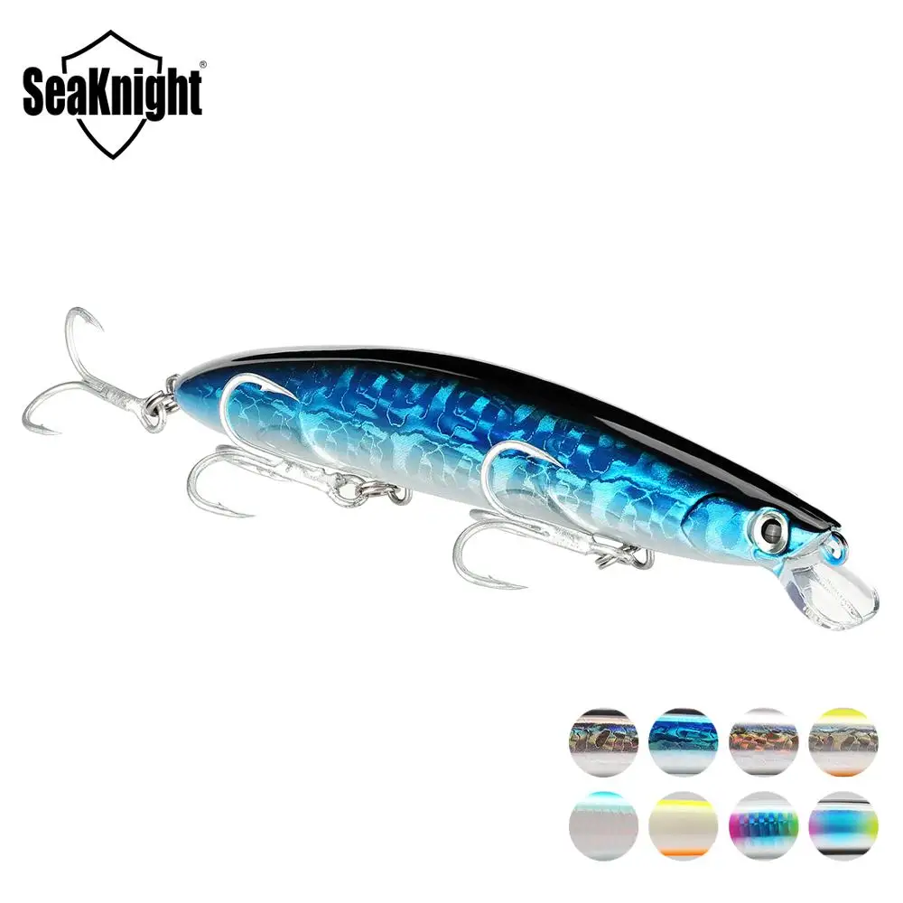 SeaKnight SK008 señuelo de pesca Minnow 20g 125mm hundimiento 0,3-0,9 M cebo duro de fundición larga aparejos de pesca de carpa Minnow cebo de pesca 1p