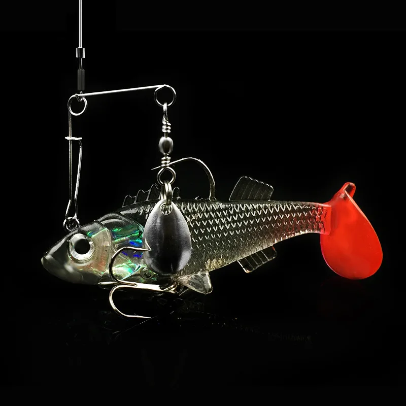 Cuchara de equilibrio de pesca, cebo isca artificial para pesca de carpa, 0,8g, 0,6mm, Wobble Fish Spinner, accesorios de aparejos de pesca, 2 uds. - imagen 4