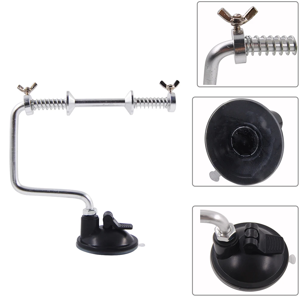 JSM-Enrollador de línea de pesca portátil de aluminio, carrete, carrete, sistema de aparejos, herramienta con ventosa, equipo de pesca de carpa marina - imagen 3