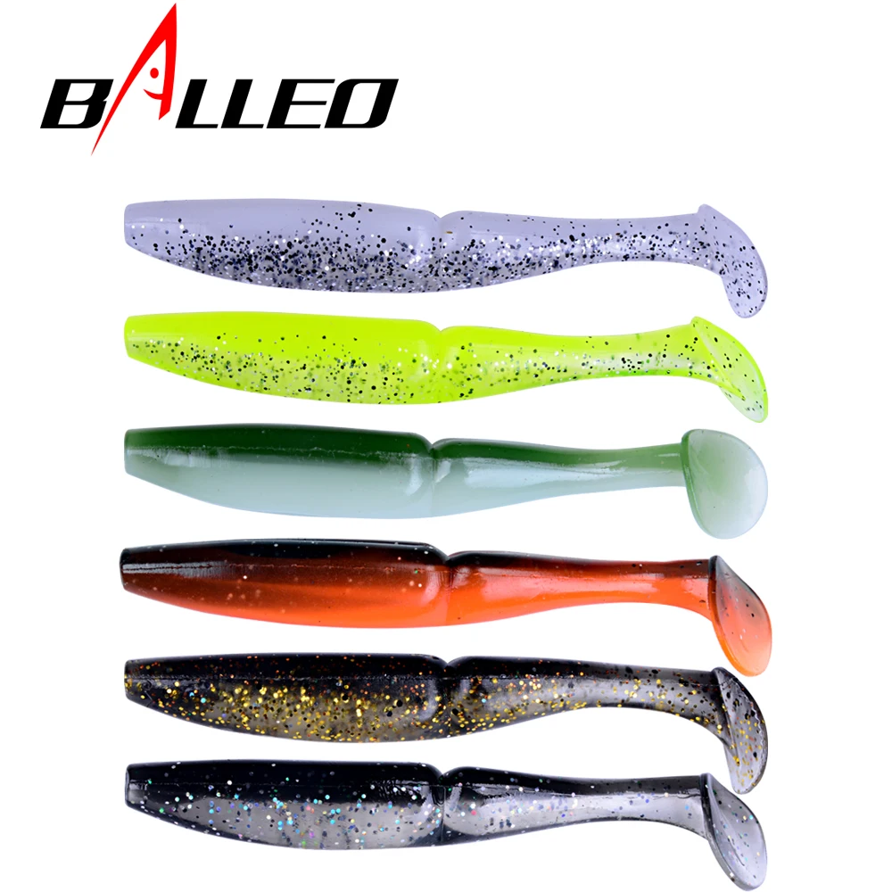 Balleo-señuelo suave de doble color para pesca, cebo Artificial de silicona, 12g/11cm, 3 unids/lote - imagen 4