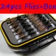 24 Dry Flies Box