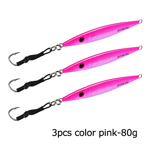 3pcs Pink 80g