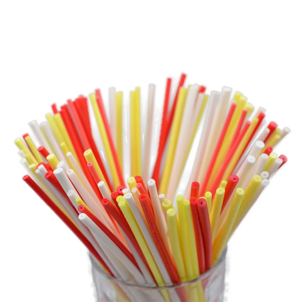 MNFT 10 Uds flotador de pesca DIY hacer 2,5-4,5mm espuma cilíndrica de alta densidad con agujero central aparejos de carpa tubo flotador manga - imagen 5