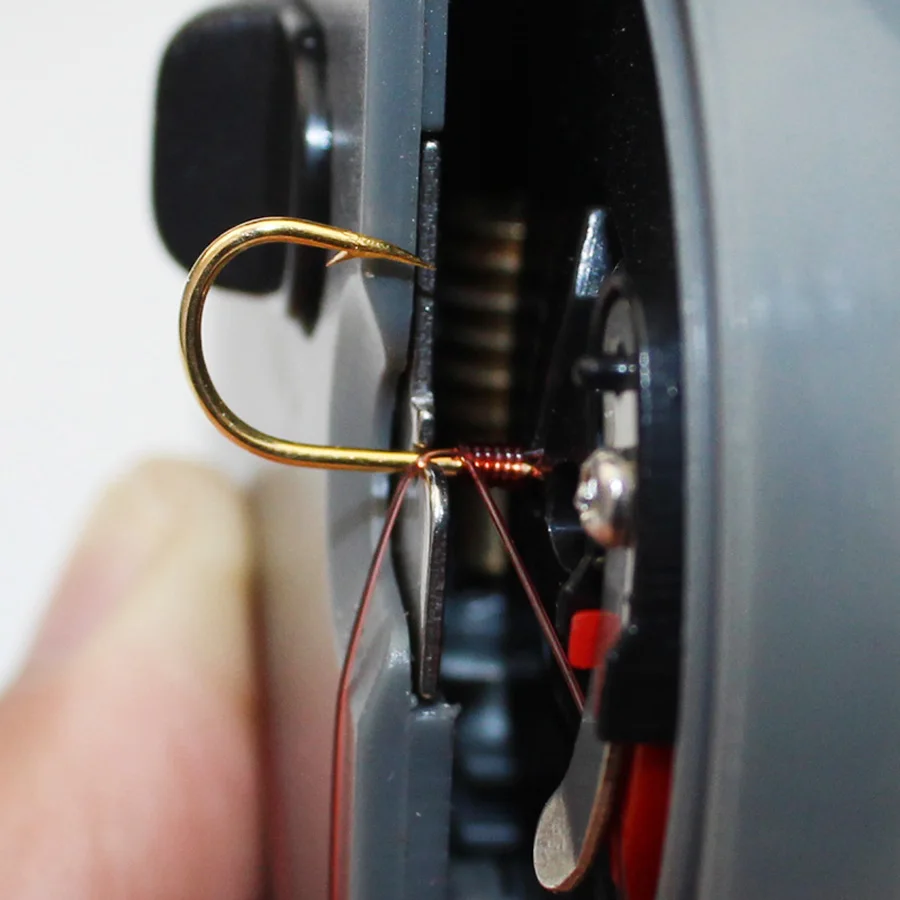 Máquina de anzuelos de pesca eléctrica portátil, dispositivo de atado de línea, accesorios de equipo - imagen 5