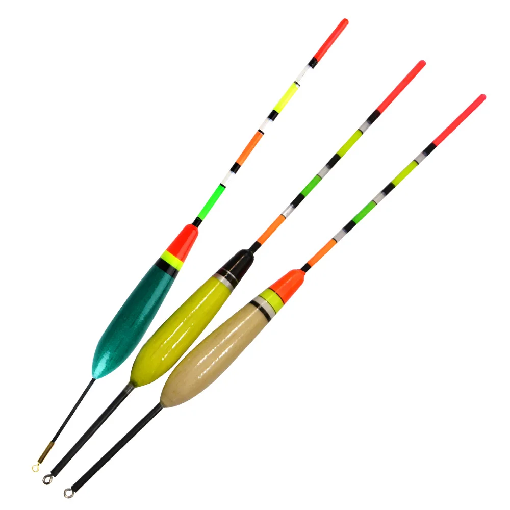 NGB 10 Uds flotador de pesca de abeto Barguzinsky 4g 5g 6g boya larga flotante de madera accesorios de pesca de carpa - imagen 2