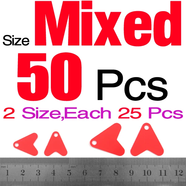 Mixed Size 50pcs