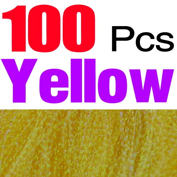 100pcs yellow