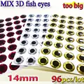 mix 14mm 150pcs
