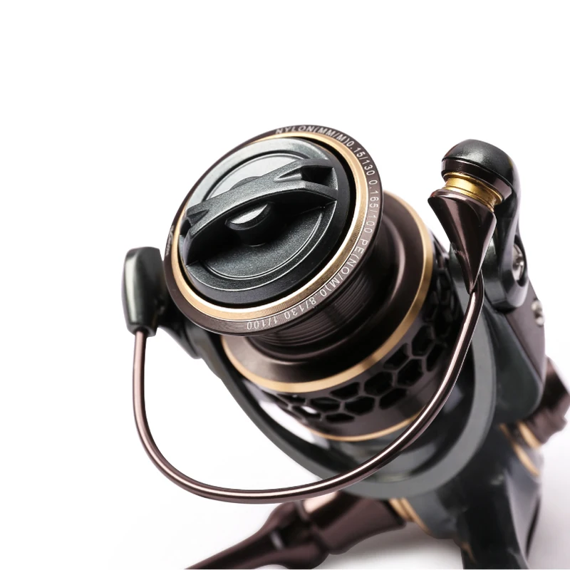 Carrete giratorio de doble Diagonal, rodamiento de acero inoxidable para señuelo ultraligero TSURINOYA Jaguar Series 1000 2000 3000 - imagen 3