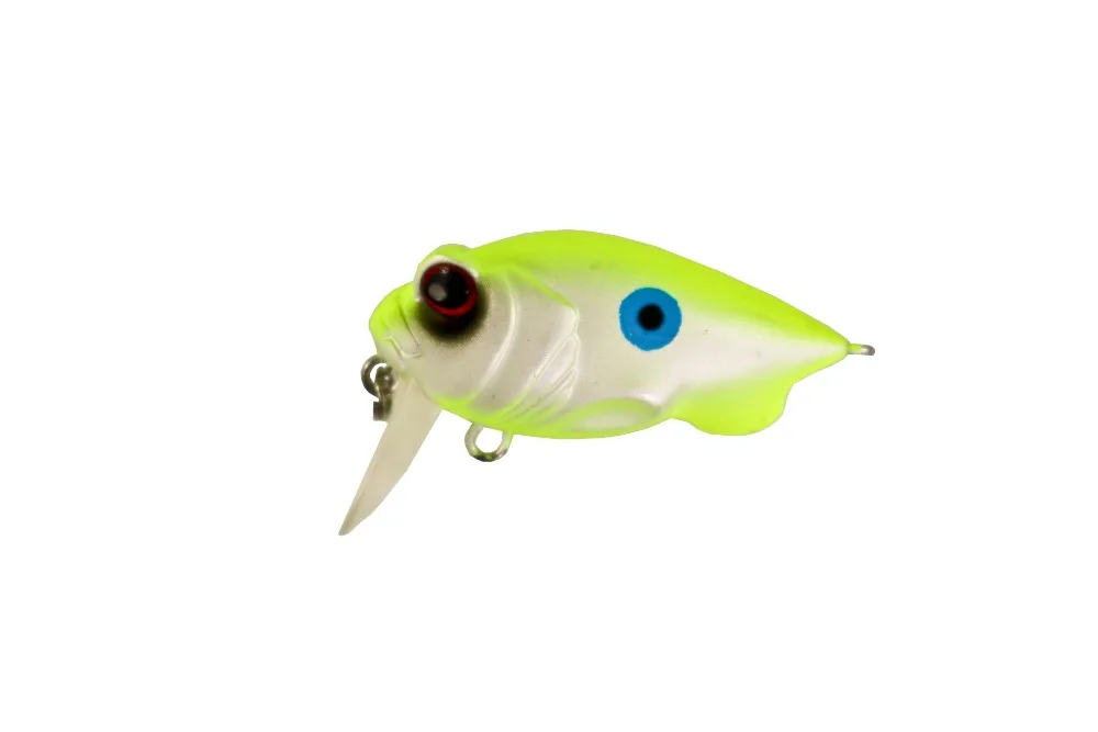 BassLegend- Pesca flotante Crankbait Little Frog Bass Chub Wobbler agua poco profunda 38mm/5g - imagen 3