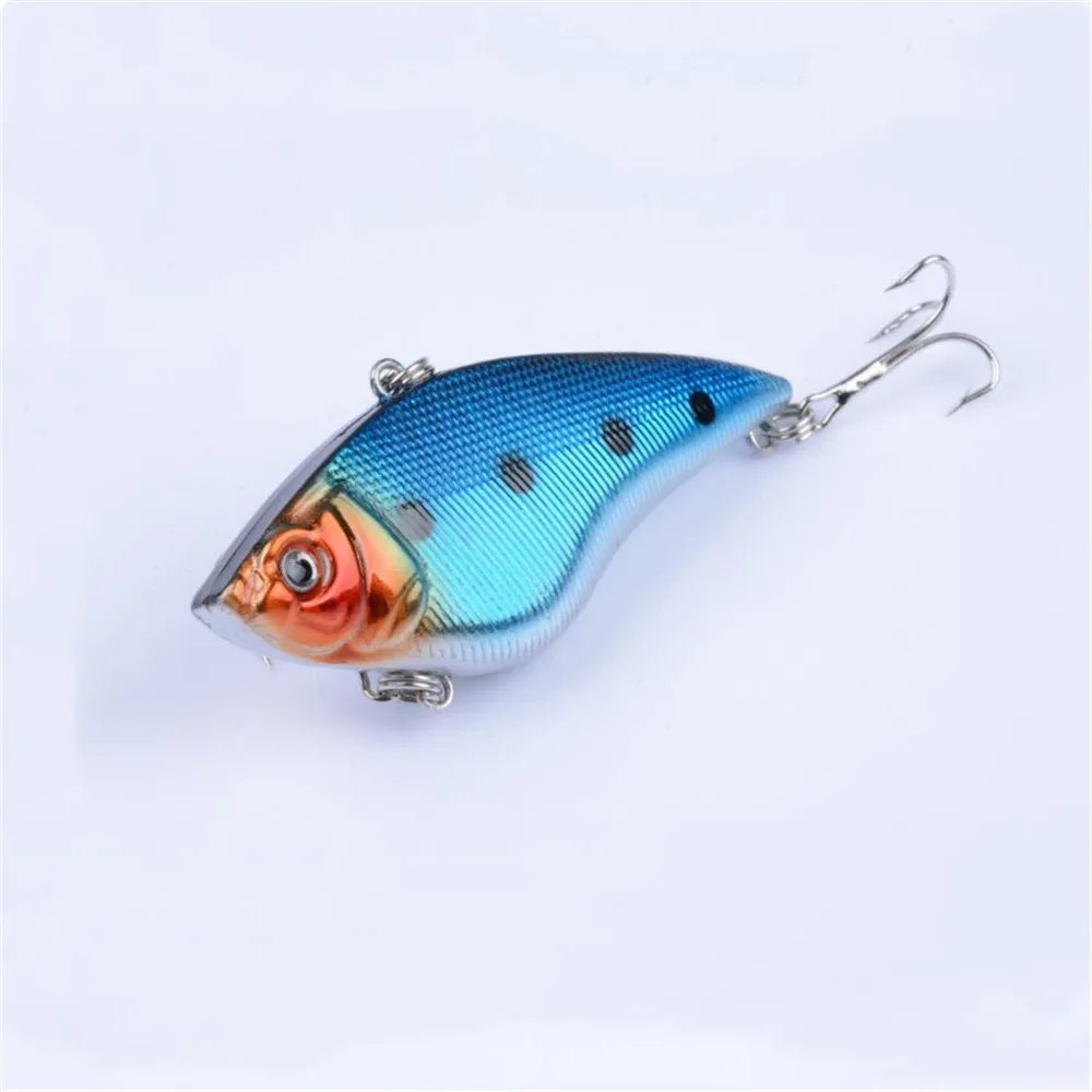 FISHINAPOT-anzuelos de Pesca hechos a mano, 1 unidad, 16g/7cm, Wobbler, duro, VIB, anzuelos triples, Crankbait, aparejos de Pesca - imagen 2