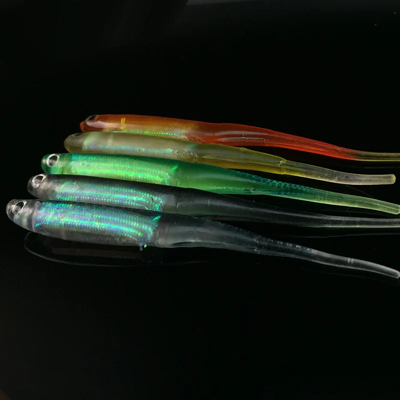 Señuelos artificiales de pez arcoíris 3D, papel de aluminio de 3g/10cm, cebo suave de pesca hecho a mano - imagen 4